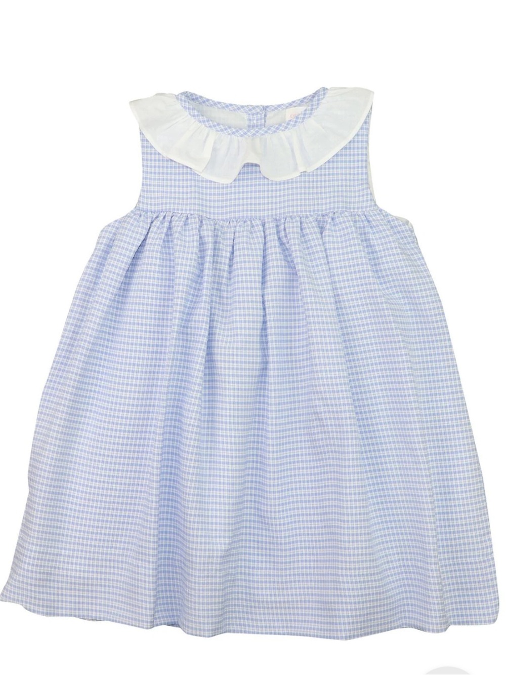 Cecil & Lou Blue Gingham Sleeveless Dress Sz 5